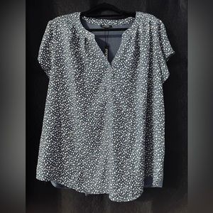 3X Papermoon Short Sleeve Top  NWT